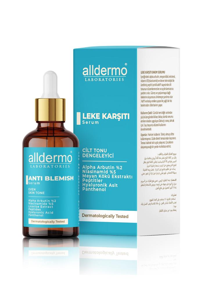 ALLDERMO LEKE KARŞITI CİLT TONU DENGELEYİCİ SERUM 30 ML