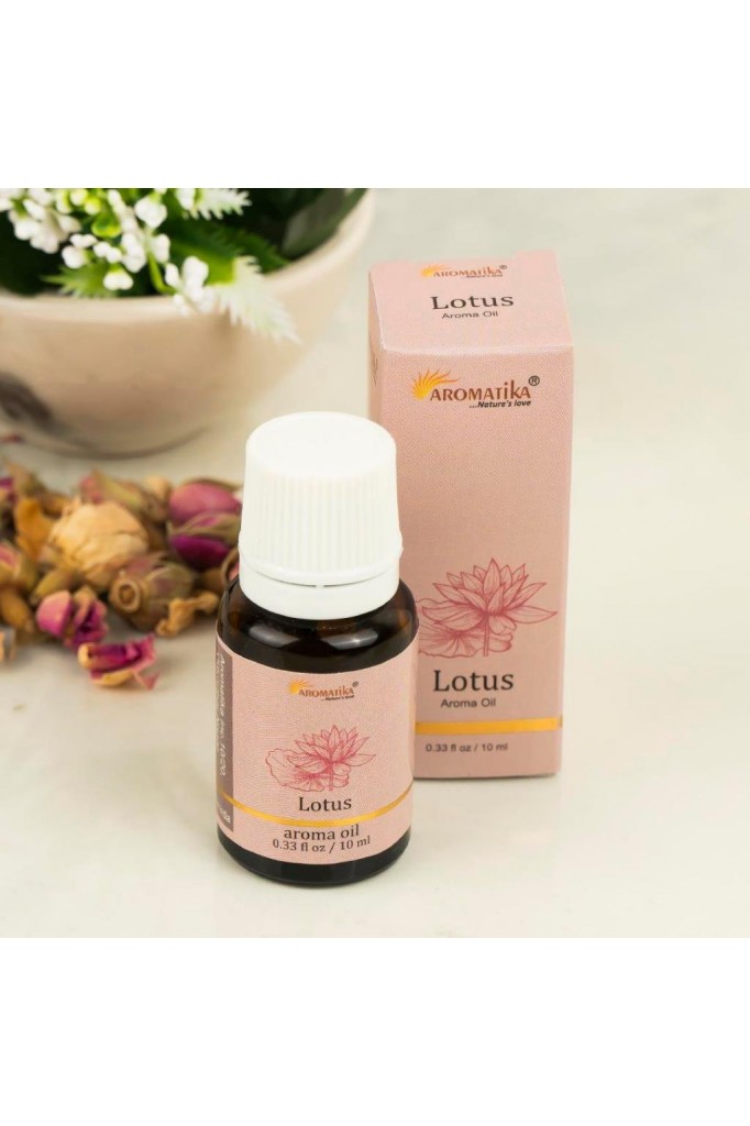 Aromatika Lotus aromatik yağ difüzör ve buhurdanlık kokusu 10 ml