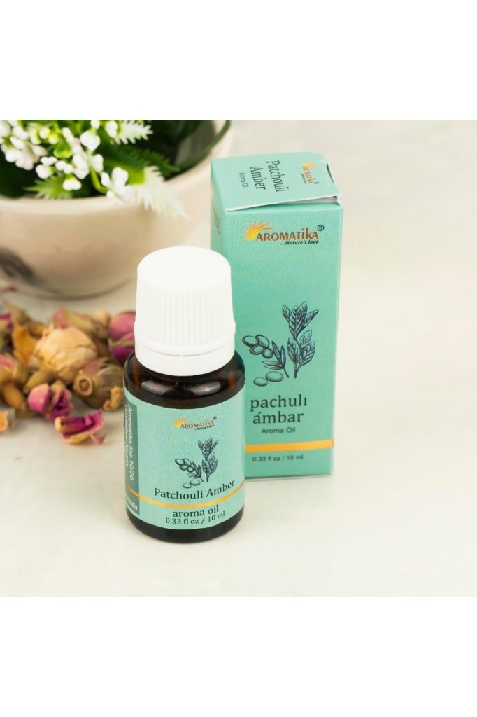 Aromatika Patchouli Amber aromatik yağ difüzör ve buhurdanlık kokusu 10 ml