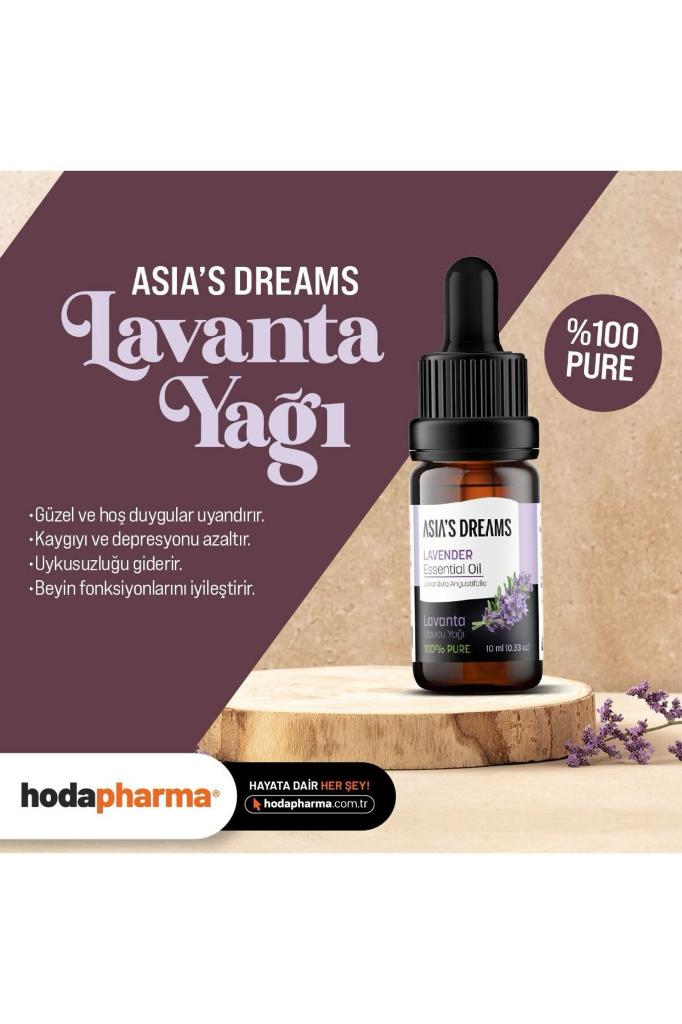 Asias Dreams Lavanta Yağı 10ml %100 Saf