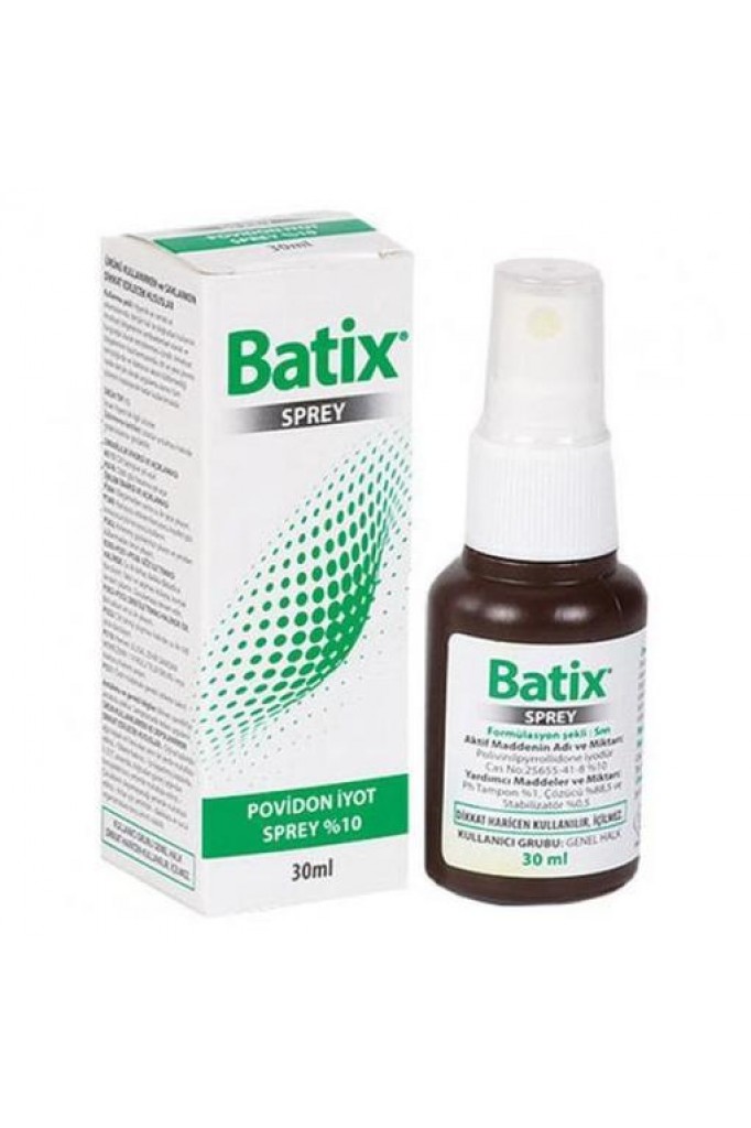 Batix Antiseptik Çözelti Sprey 30 ml