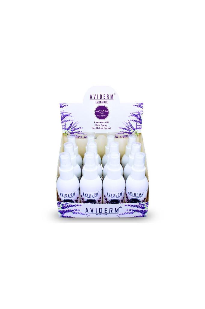 BİT KOVUCU LAVANTA YAĞLI SAÇ SPREYİ 100 ML 12 Lİ STAND