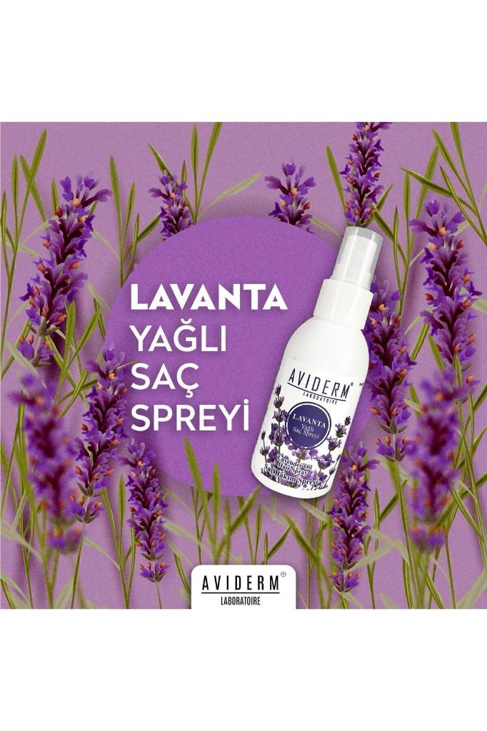 Aviderm Bit Kovucu Lavanta Yağlı Saç Spreyi 100 ml