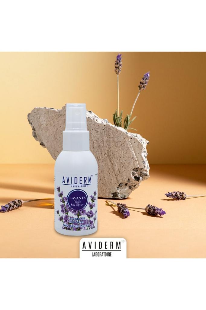 Aviderm Bit Kovucu Lavanta Yağlı Saç Spreyi 100 ml