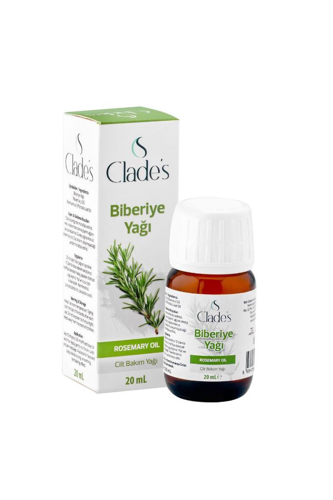 Clades Biberiye Yağı 20 ml - Cilt Bakım Yağı Rosemary Oil