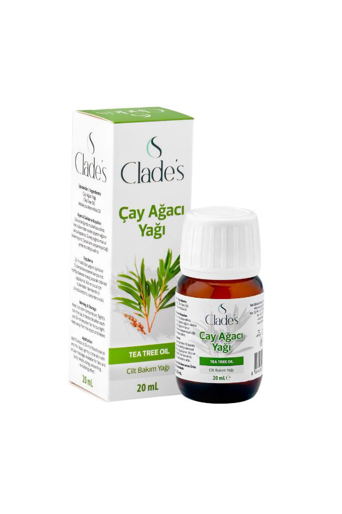 Clades Çay Ağacı Yağı 20 ml - Cilt Bakım Yağı Tea Tree Oil