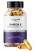 Collagen Forte Omega 3 Premium Fish Oil, Balık Yağı, Hidrolize Kolajen, Vitamin C 1000mg 90 Softjel Kapsül