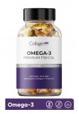 Collagen Forte Omega 3 Premium Fish Oil, Balık Yağı, Hidrolize Kolajen, Vitamin C 1000mg 90 Softjel Kapsül