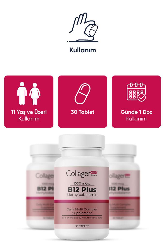 Collagen Forte Platinum B12 Plus Methylcobalamin & Vitamin C