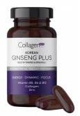 Collagen Forte Platinum Kırmızı Kore Ginseng Plus, Hidrolize Kolajen, Vitamin B5-b6-b12 & Çinko, Softgel 1000mg