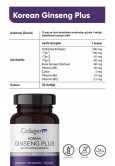 Collagen Forte Platinum Kırmızı Kore Ginseng Plus, Hidrolize Kolajen, Vitamin B5-b6-b12 & Çinko, Softgel 1000mg