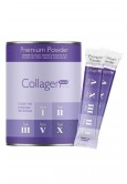 Collagen Forte Premium Powder (TOZ) 5 Tip Kolajen 10.000mg x 30 Şase, Orman Meyveli Aroma