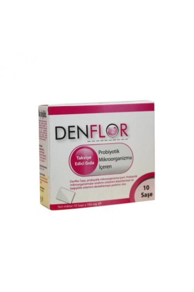 DENFLOR PROBİYOTİK MİKROORGANİZMA İÇEREN 10 ŞASE