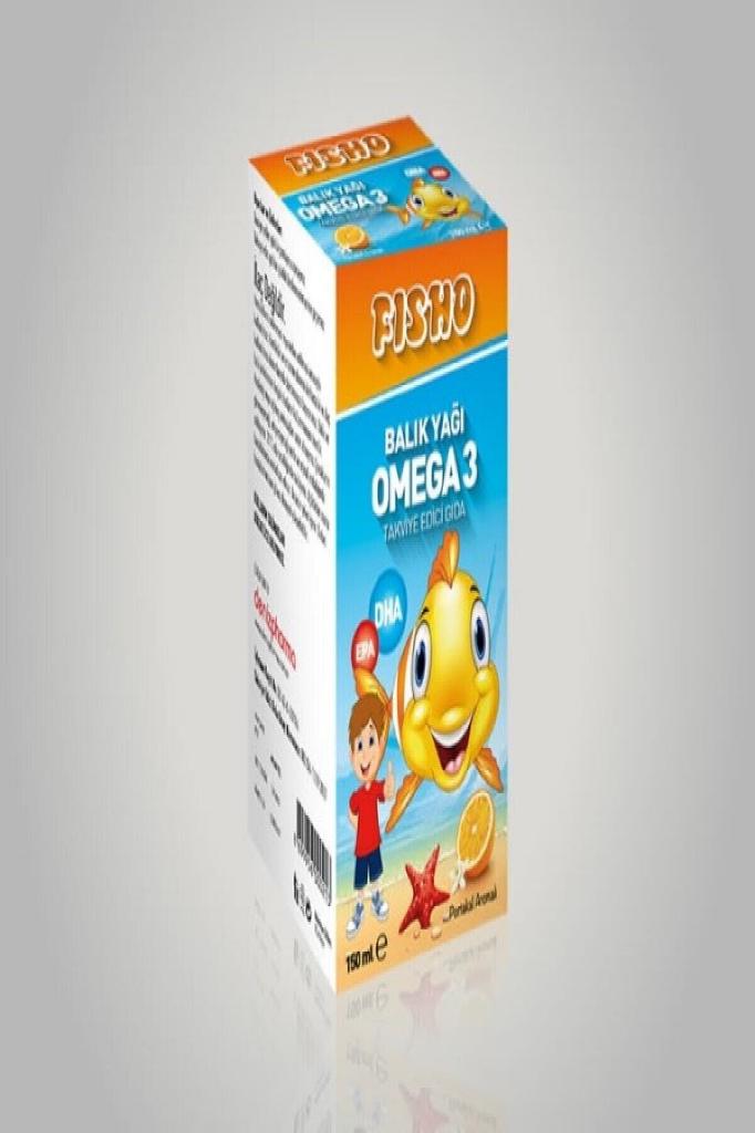 Fisho Omega 3 Portakal Aromalı Balık Yağı Şurup 150 ml