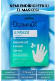 Derminix Hyaluronik Asit & E Vitamini & Aloe Vera Nemlendirici El Maskesi