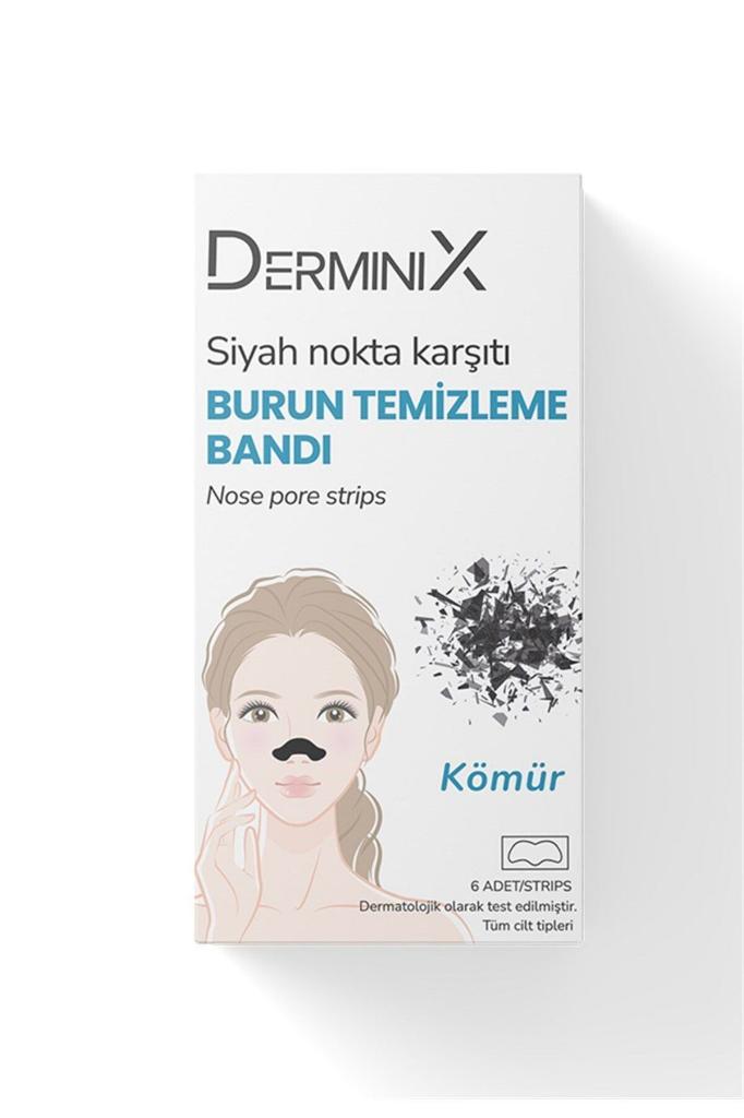 Derminix Kömürlü Siyah Nokta Karşıtı Burun Temizleme Bandı