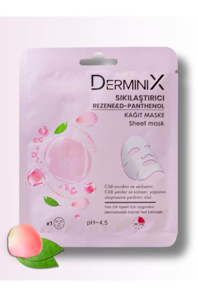 Derminix Sıkılaştırıcı Rezene Ve D-panthenol Içeren Yüz Kağıt Maskesi