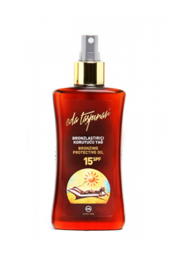 EDA TAŞPINAR BRONZLAŞTIRICI KORUYUCU SPF 15 YAĞ 200 ML