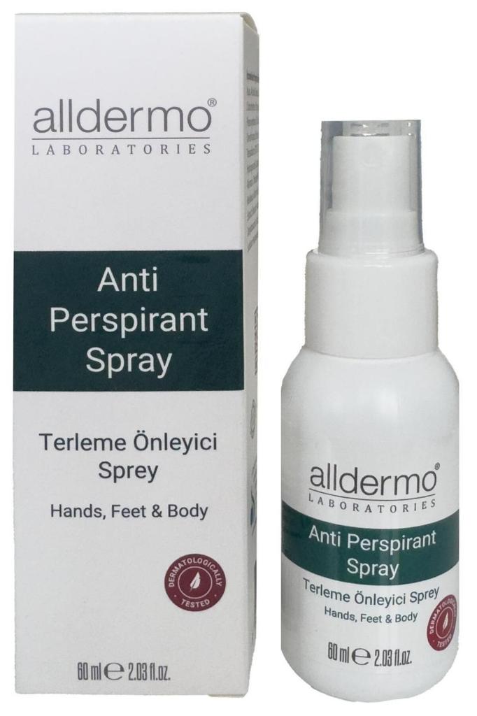 alldermo El-Ayak-Vücut Ter Önleyici Sprey 60ml