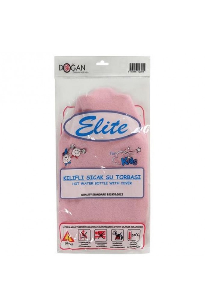 ELİTE ÇOCUK TERMOFOR PEMBE KILIFLI SICAK SU TORBASI 0,8  LT