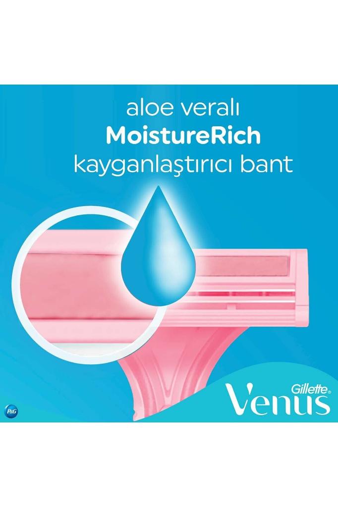 Gillette Venus Simply Venus 2 Basic Kadın Tıraş Bıçağı 5'li