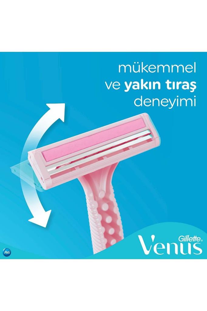 Gillette Venus Simply Venus 2 Basic Kadın Tıraş Bıçağı 5'li