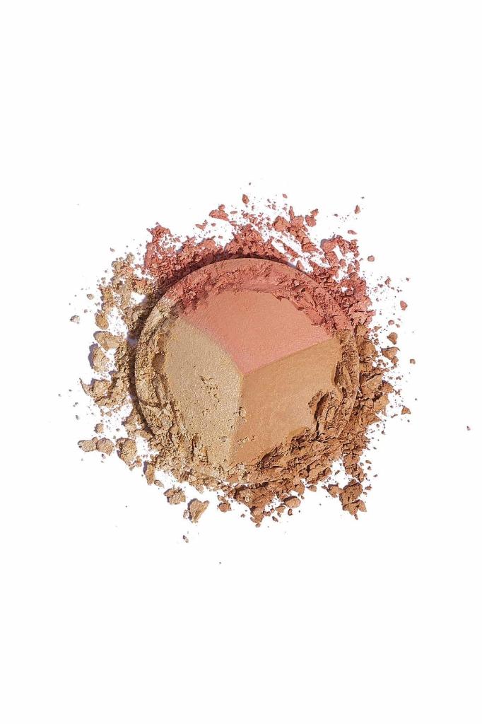 Golden Rose 3' Lü Aydınlatıcı & Allık & Bronzer - Nude Look Baked Trip Face Powder 8691190967499
