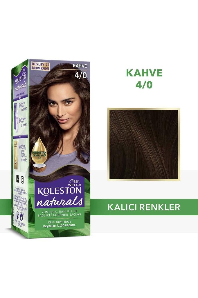 Koleston Naturals Saç Boyası 4/0 Kahve