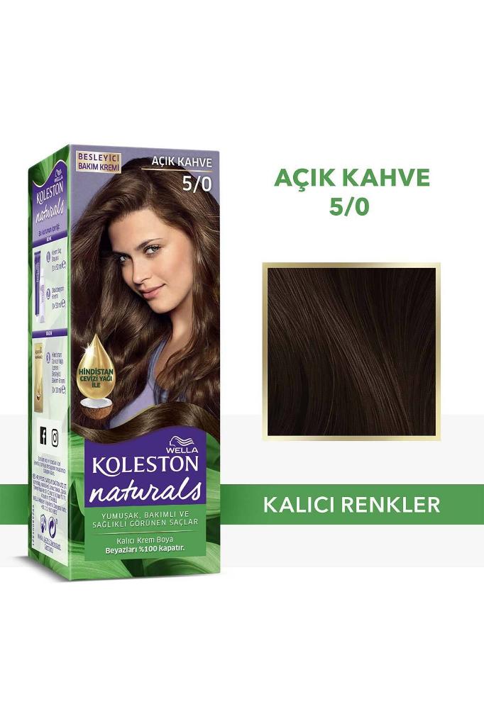 Koleston Naturals Saç Boyası 5/0 Açık Kahve