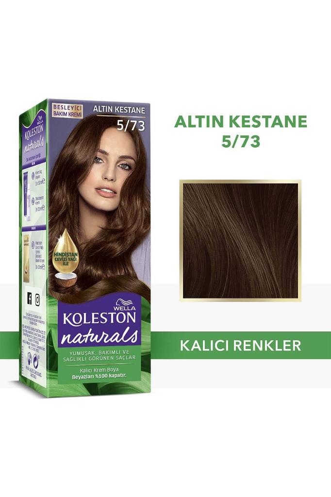 Koleston Naturals Saç Boyası 5/73 Altın Kestane