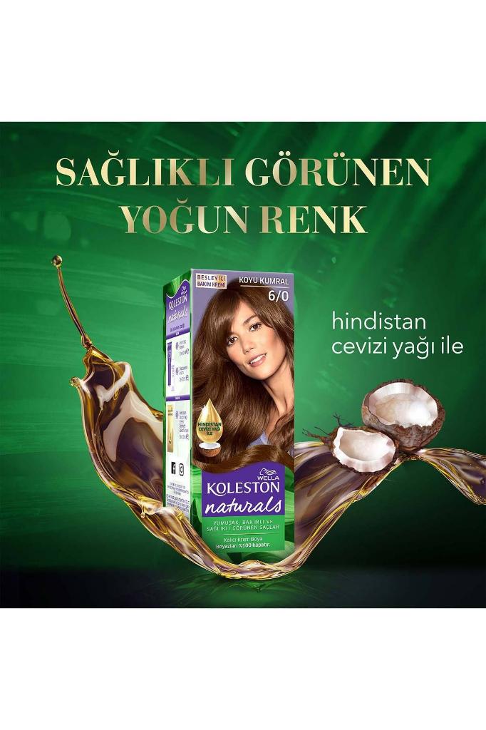 Koleston Naturals Saç Boyası 6/0 Koyu Kumral