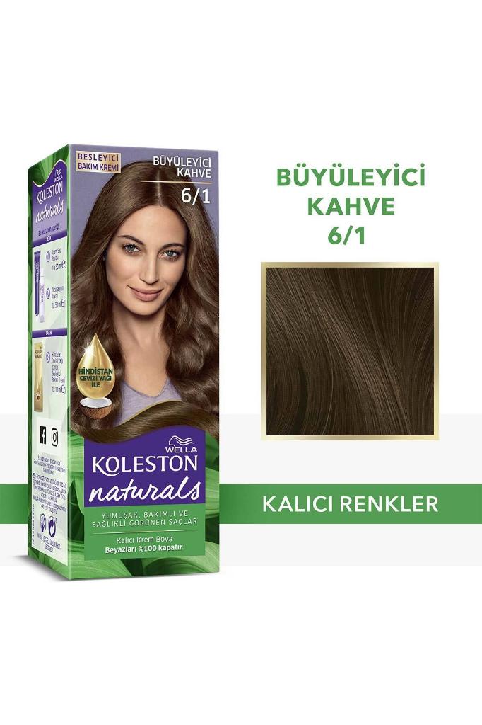  Koleston Naturals Saç Boyası 6/1 Büyüleyici Kahve