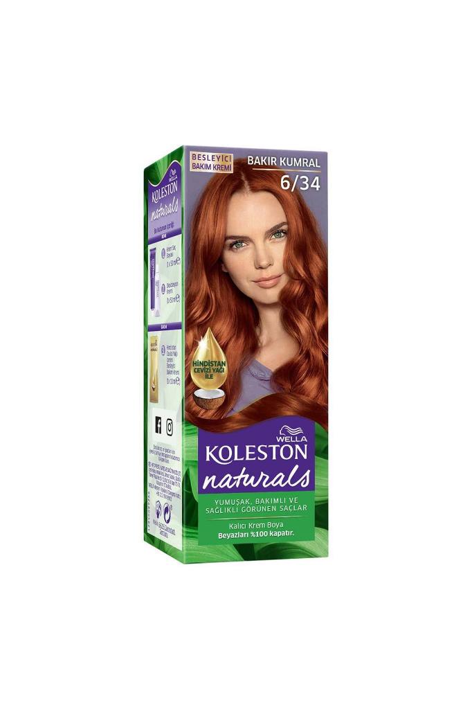 Koleston Naturals Saç Boyası 6/34 Bakır Kumral