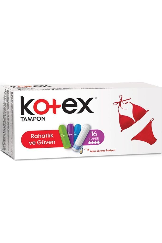 Kotex Tampon Süper 16 Lı