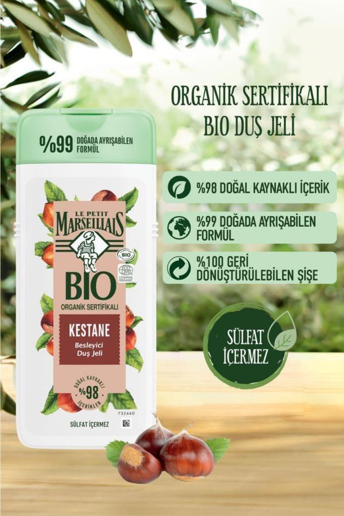 Le Petit Marseillais Bıo Organik Sertifikalı Kestane Duş Jeli 400 ml