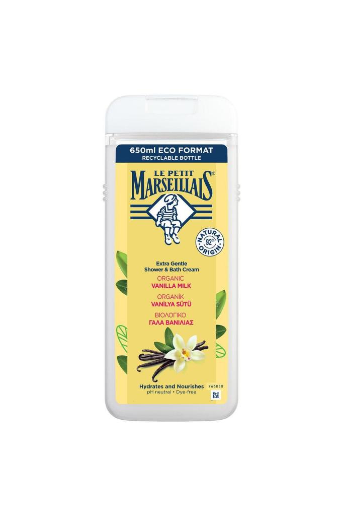 Le Petit Marseillais Duş Jeli Vanılya ve Süt 650 Ml