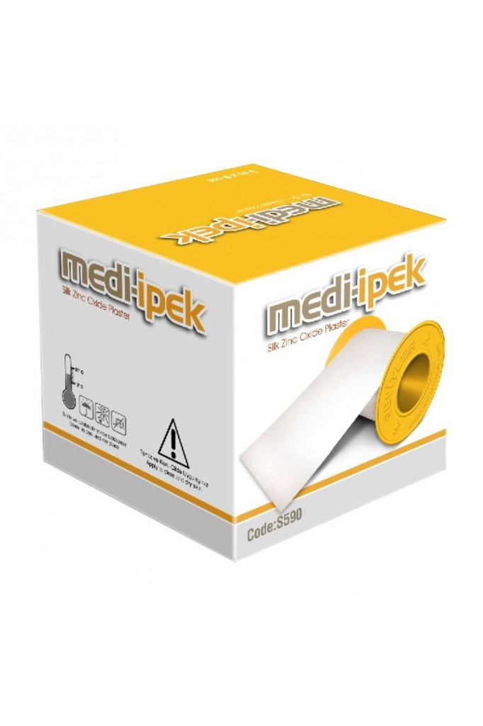 MEDİ-İPEK İPEK FLASTER 5 mt x 2,5 cm ( sabitleme bandı)