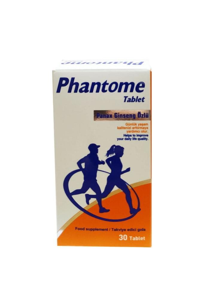 phantome Panax Ginseng Özlü Vitamin C 30 Tablet Multivitamin Gıda Takviyesi