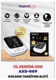 Respirox Türkçe Konuşan Koldan Adaptörlü Tansiyon Aleti Axd-809
