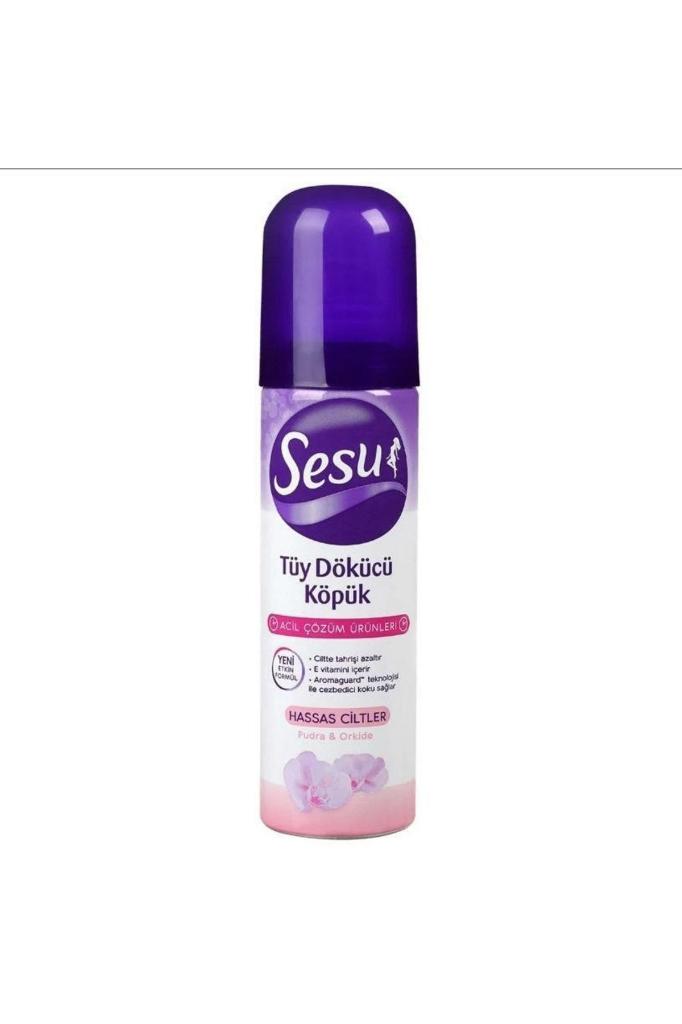 Sesu Tüy Dökücü Krem Sprey Hassas Cilt 150 Ml