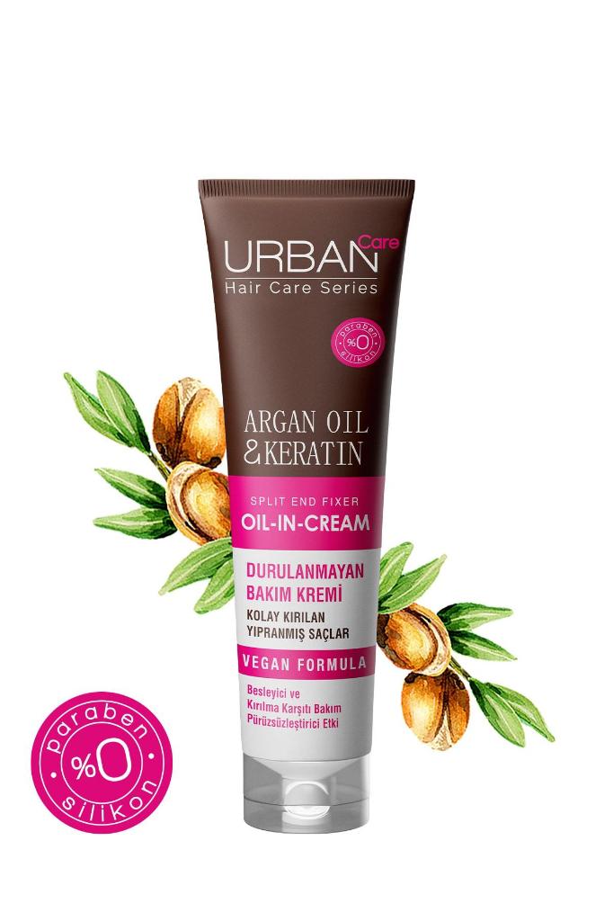 Urban Care Argan Yağı&keratin Kolay Kırılan Saçlar Besleyici Bakım Kremi-vegan-150ml