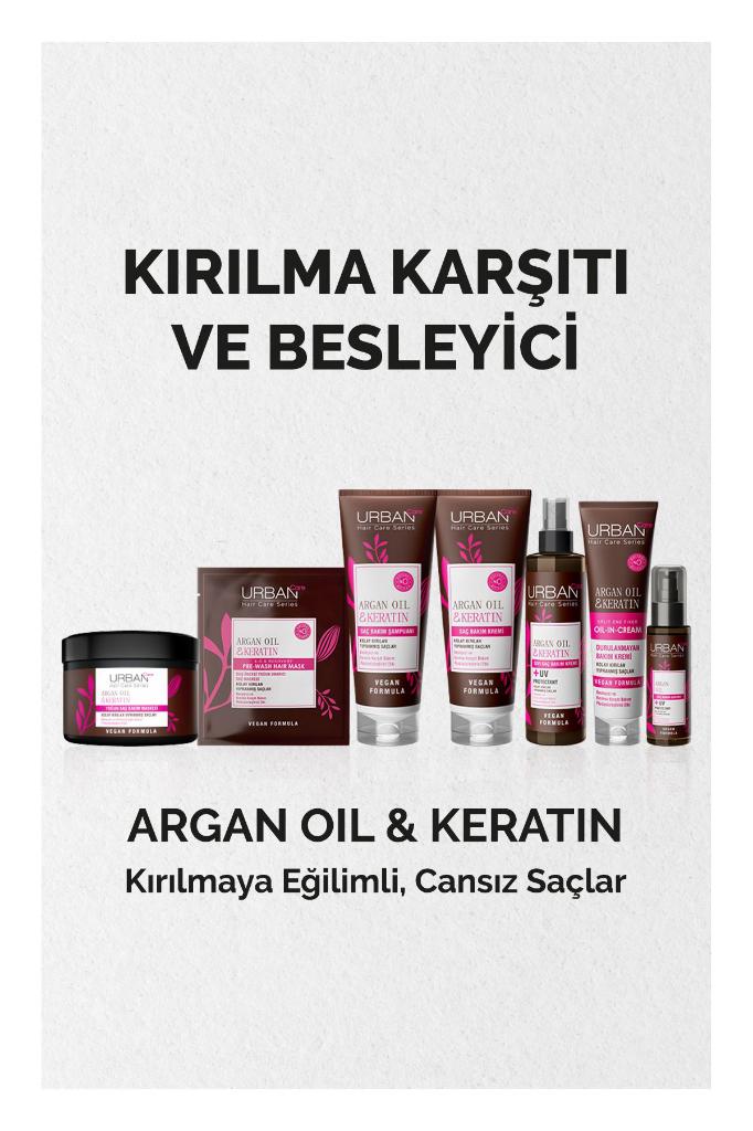 Urban Care Argan Yağı&keratin Kolay Kırılan Yıpranmış Saçlara Özel Saç Bakım Kremi-vegan-250ml