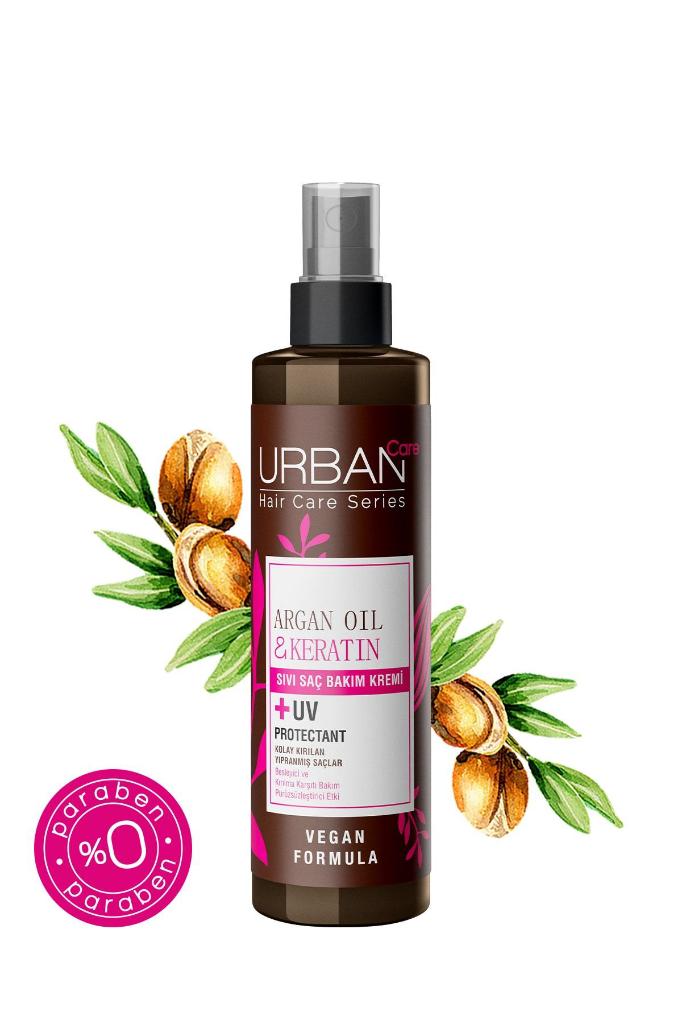 Urban Care Argan Yağı Kolay Kırılan Yıpranmış Saçlara Özel Sıvı Saç Bakım Kremi-vegan-200 ml