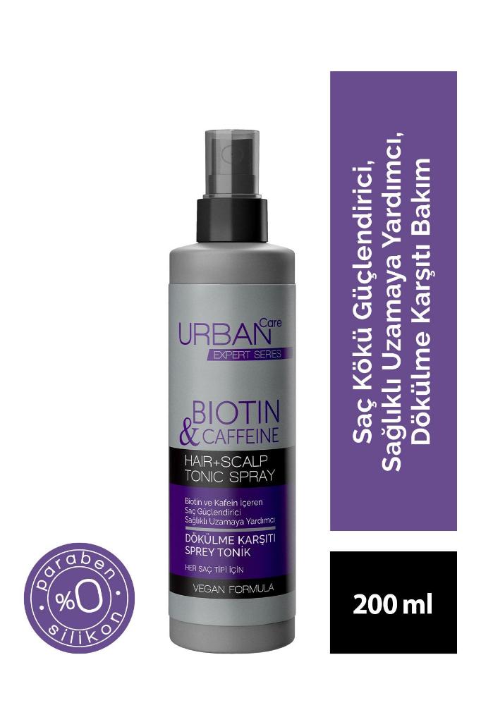 Urban Care Expert Serisi Biotin Ve Kafein Dökülme Karşıtı Saç Tonik Sağlıklı Uzamaya Yardımcı 200 ml