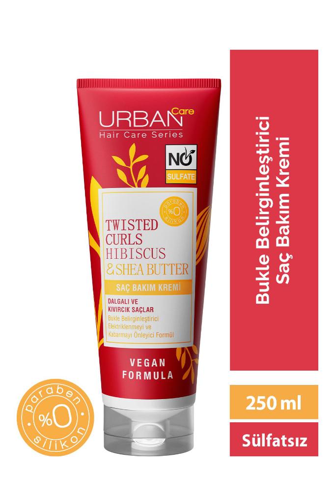 Urban Care Hibiscus&shea Butter Kıvırcık Ve Dalgalı Saçlara Özel Saç Kremi-sülfatsız-250ml-vegan