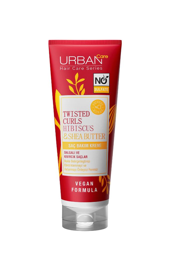 Urban Care Hibiscus&shea Butter Kıvırcık Ve Dalgalı Saçlara Özel Saç Kremi-sülfatsız-250ml-vegan