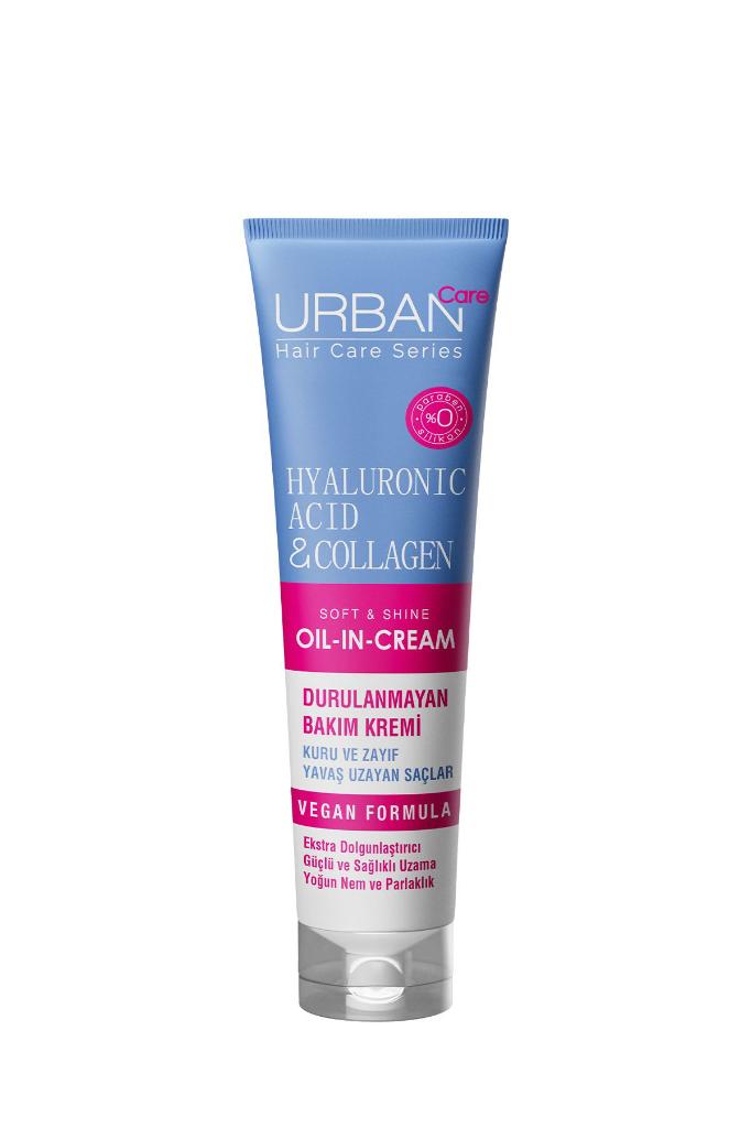 Urban Care Hyaluronik Asit&kolajen Kuru Ve Cansız Saçlara Özel Durulanmayan Bakım Kremi-vegan-150 ml