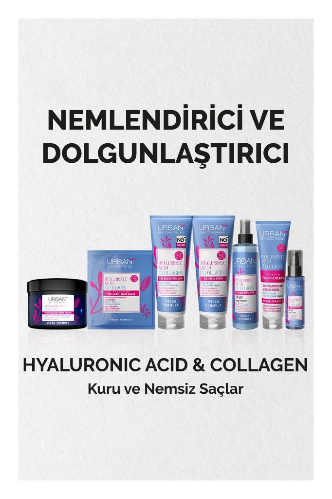 Urban Care Hyaluronik Asit&kolajen Kuru Ve Cansız Saçlara Özel Durulanmayan Bakım Kremi-vegan-150 ml