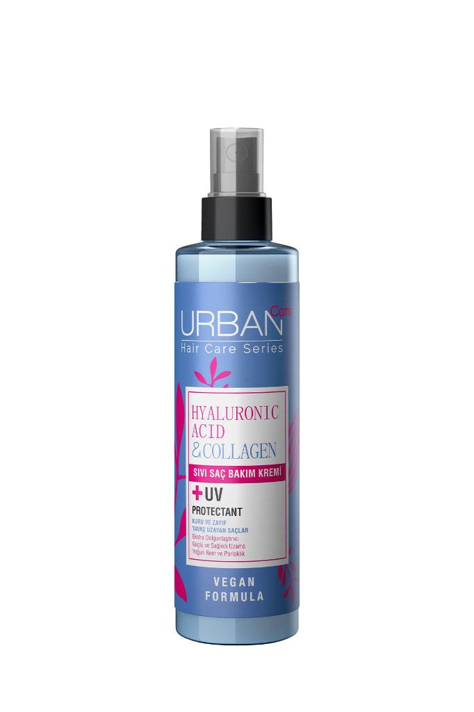 Urban Care Hyaluronik Asit&kolajen Kuru Ve Cansız Saçlara Özel Sıvı Saç Bakım Kremi-vegan-200 Ml