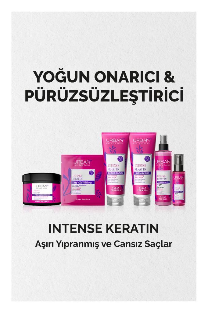 Urban Care Intense Keratin Aşırı Yıpranmış Cansız Saçlara Özel Sıvı Saç Bakım Kremi-vegan-200 ml